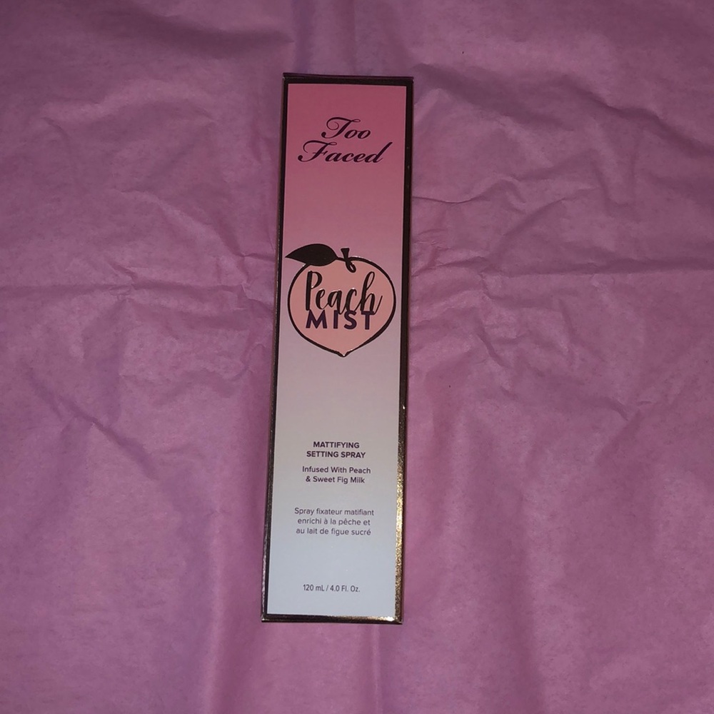 Too Faced Peach Mist Mattifying Setting Spray